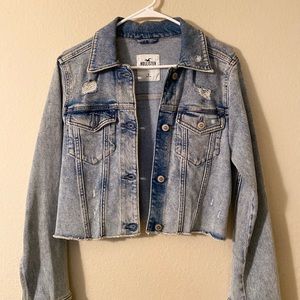 Hollister denim jacket.